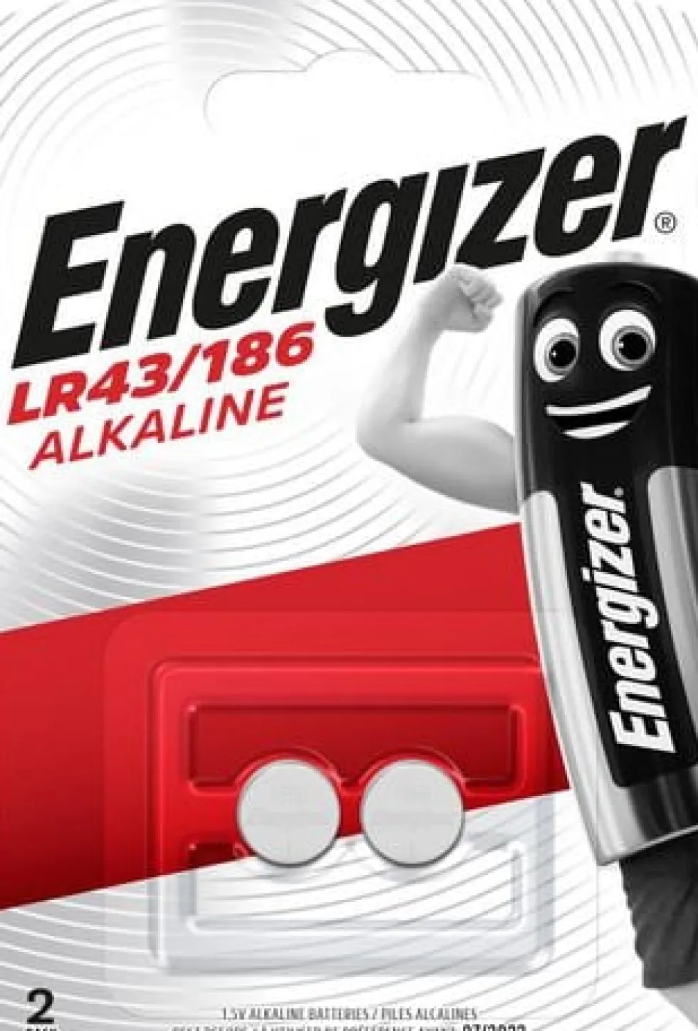 Batteri ENERGIZER LR43/186 2/fp
