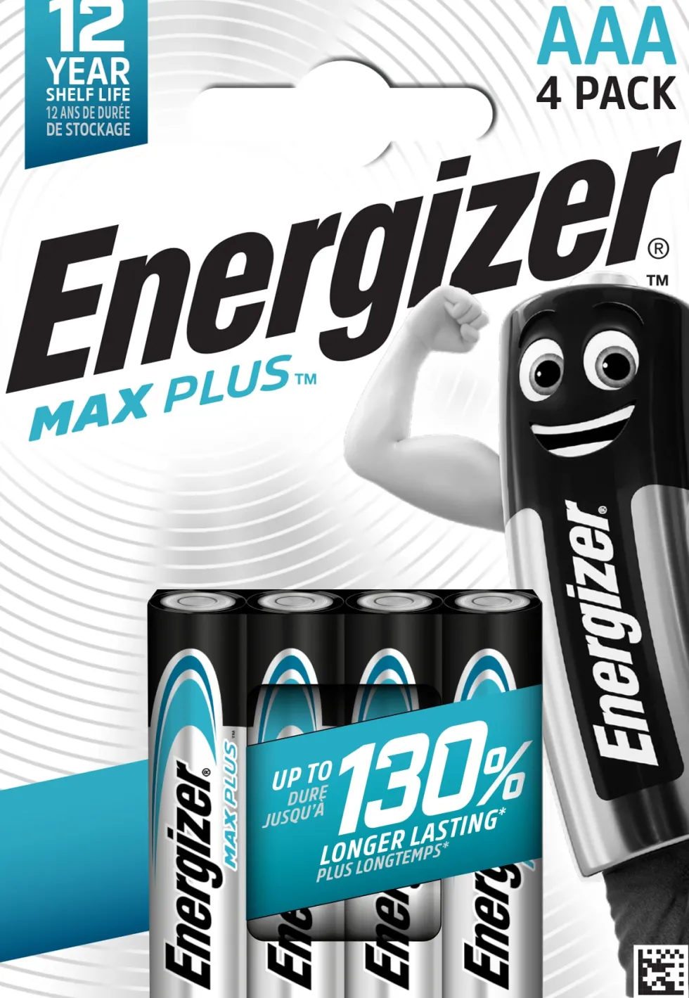 Batteri ENERGIZER Max Plus AAA 4/fp
