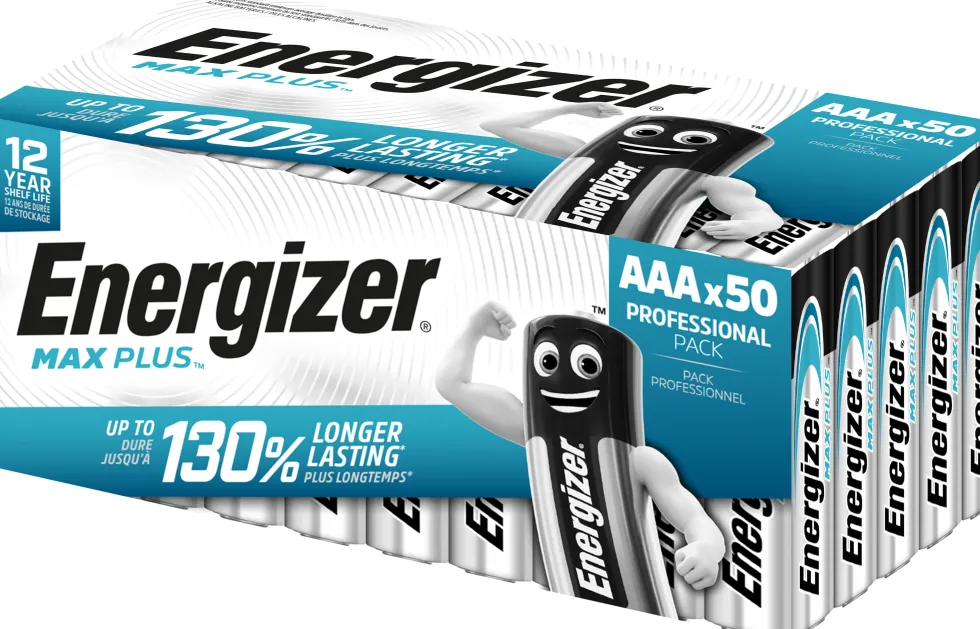 Batteri ENERGIZER Max Plus AAA 50/fp