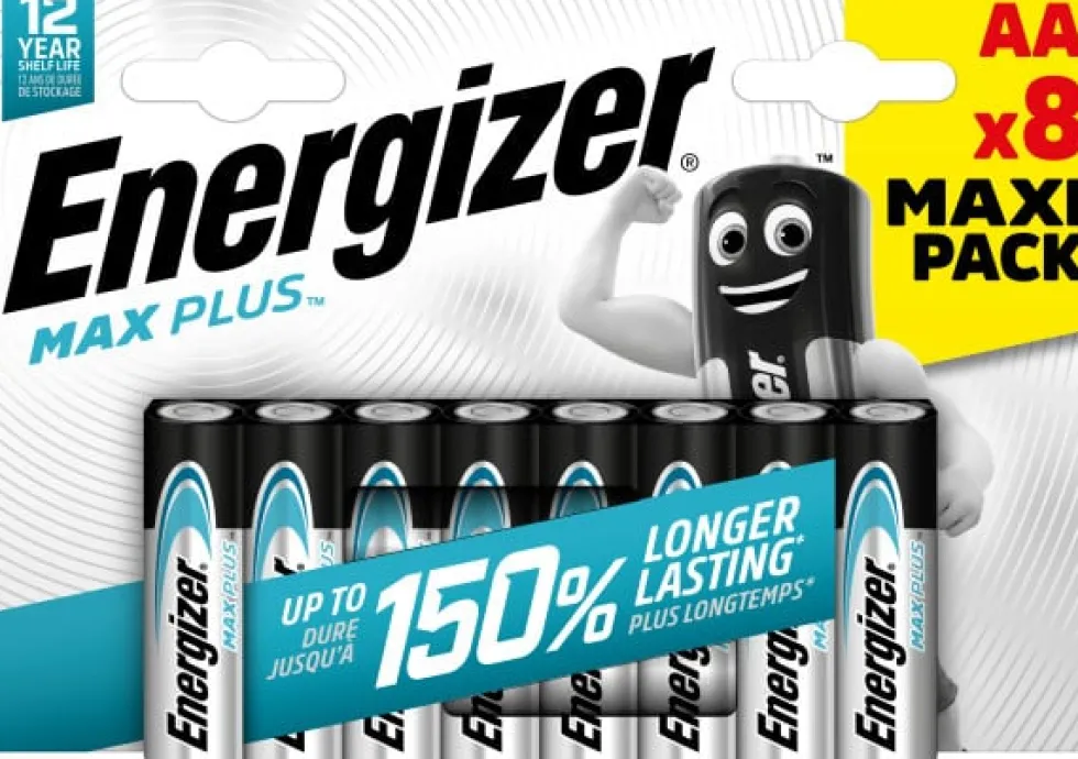 Batteri ENERGIZER Max Plus AA 8/fp