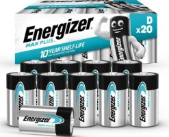 Batteri ENERGIZER Max Plus D 20/fp