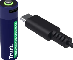 Batteri Laddbar TRUST AA USB-C 2/fp