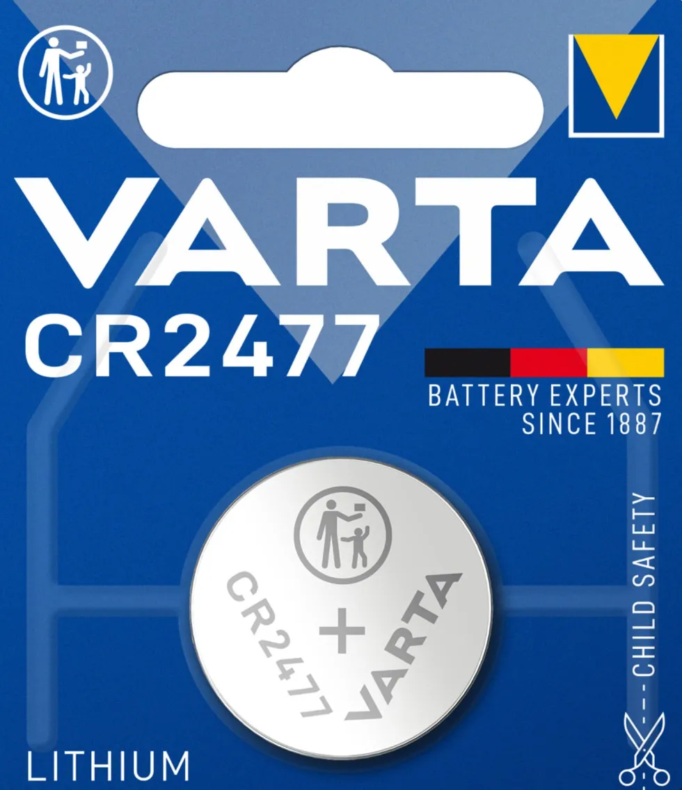 Batteri Lithium CR2477 1p