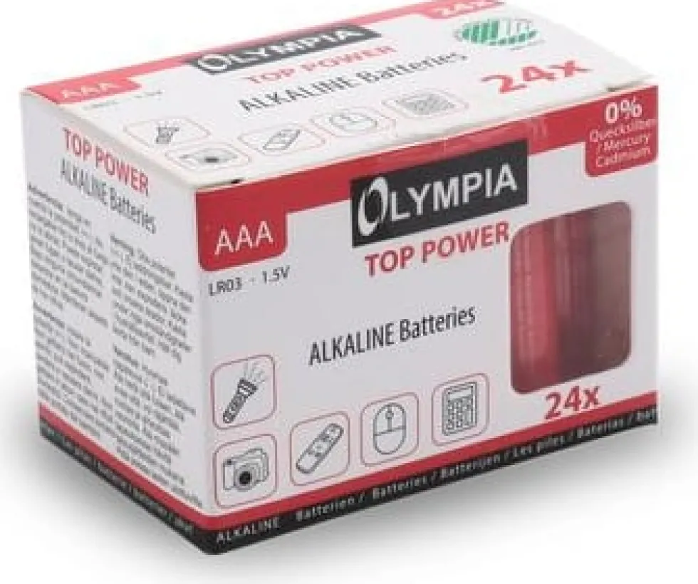 Batteri OLYMPIA AAA 24/fp