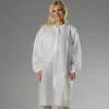 Besöksrock GRANBERG vit non-woven 100/fp