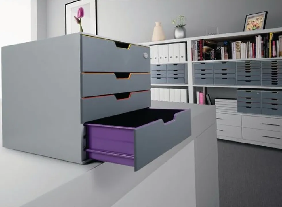 Blankettbox DURABLE Varicolor 4 SAFE, låsbart