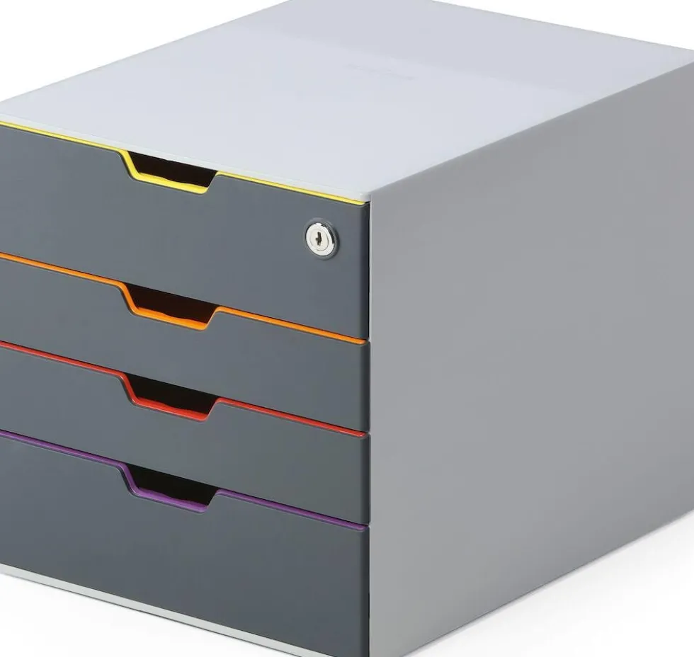 Blankettbox DURABLE Varicolor 4 SAFE, låsbart