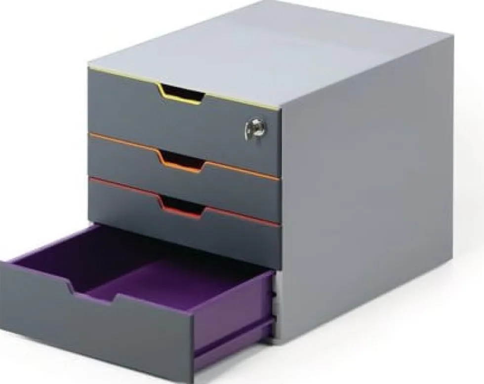 Blankettbox DURABLE Varicolor 4 SAFE, låsbart