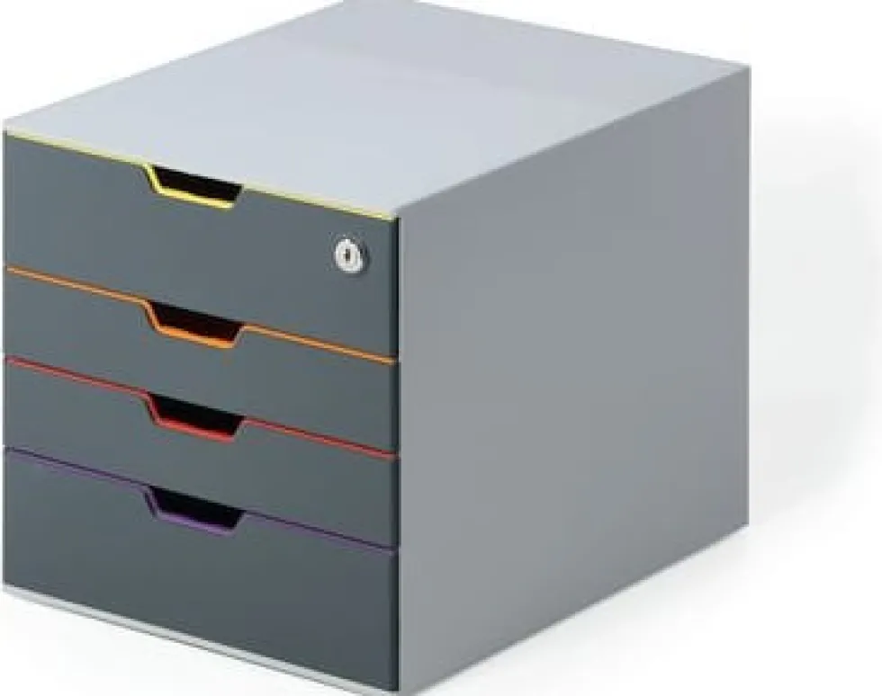 Blankettbox DURABLE Varicolor 4 SAFE, låsbart