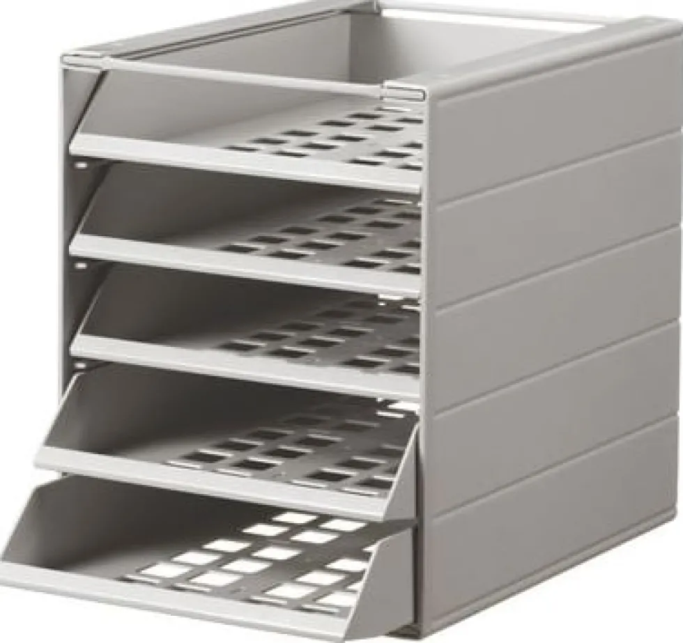 Blankettbox Idealbox Basic Grå, 5-fack