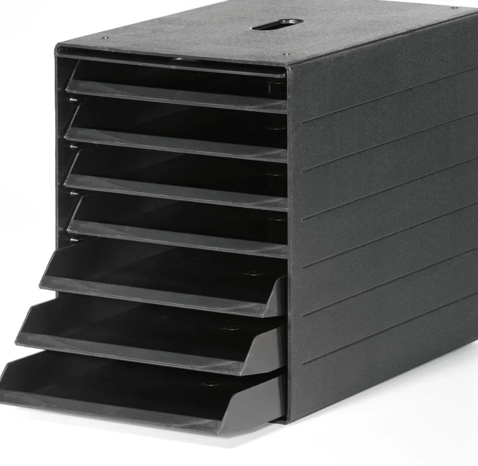 Blankettbox Idealbox Plus 7-fack grå