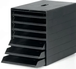 Blankettbox Idealbox Plus 7-fack grå