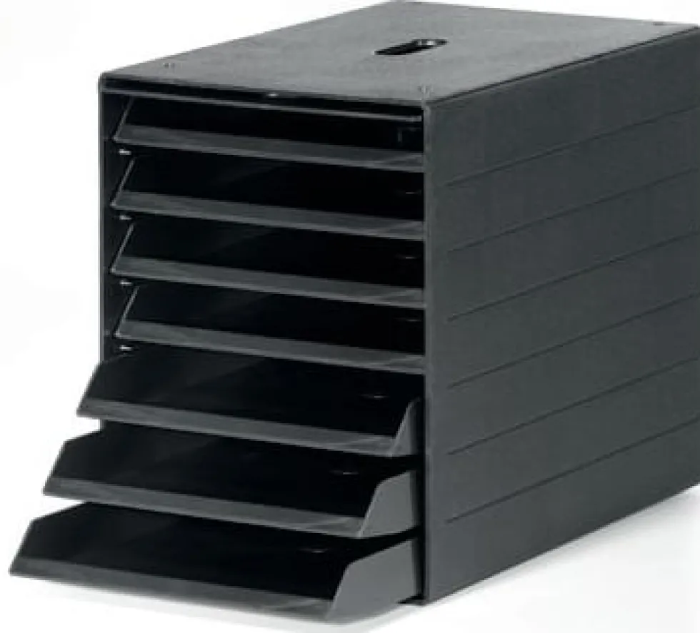Blankettbox Idealbox Plus 7-fack grå