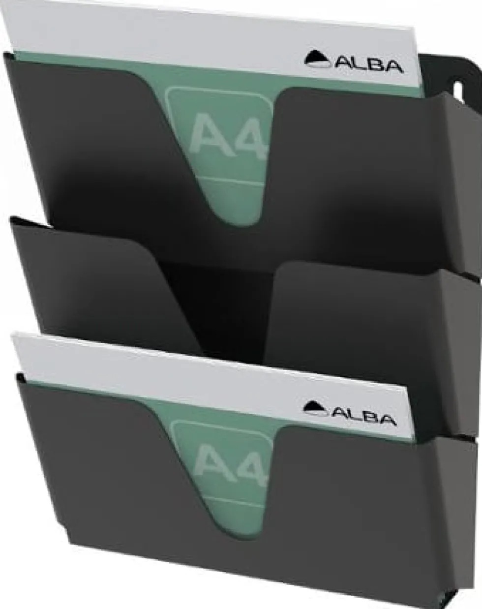 Blankettfack ALBA 3st metal fack svart