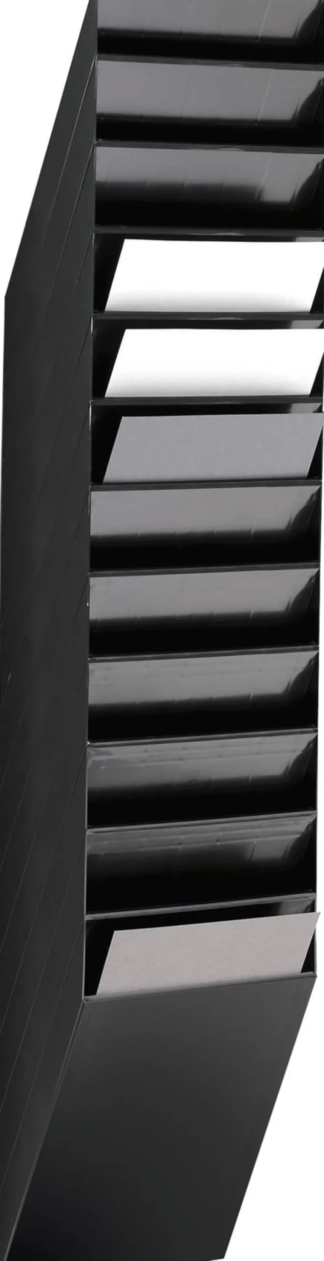 Blankettfack Durable Flexiboxx Svart, A4S, 12 fack