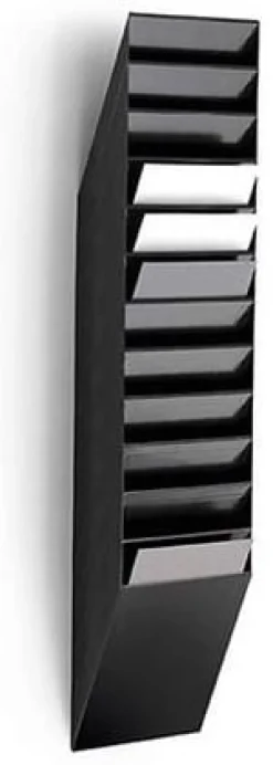 Blankettfack Durable Flexiboxx Svart, A4S, 12 fack