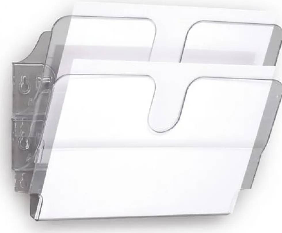 Blankettfack Durable Flexiplus Transparent, A4L, 2/fp