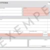 Blankett kvittens A5L m. 1 kopia 2x50 bl
