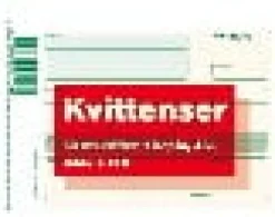 Blankett kvittens A6L 2X50