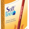 Bläckkulpenna BIC Soft Feel Clic Medium Röd, 12st