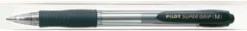 Bläckkulpenna PILOT Super Grip Svart, medium, 1.0mm, 12st