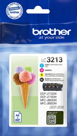 Bläckpatron BROTHER LC3213 4/FP