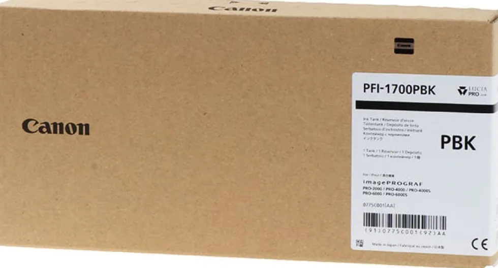 Bläckpatron CANON PFI-710BK svart