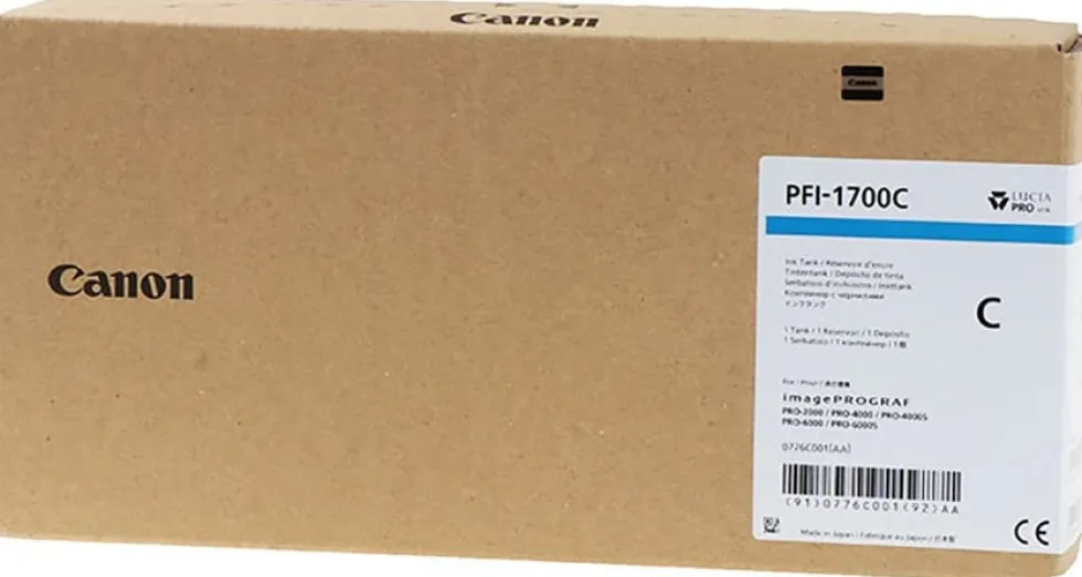 Bläckpatron CANON PFI-710C cyan