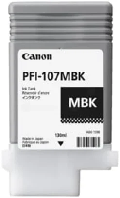 Bläckpatron CANON PFI-107MBK mattsvart