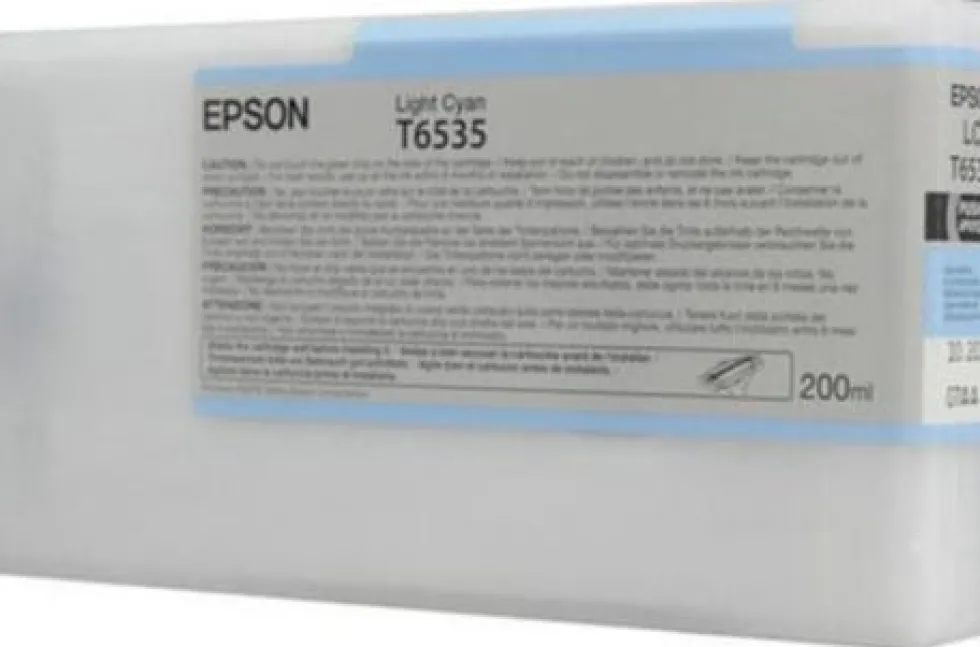 Bläckpatron EPSON C13T653500 ljuscyan