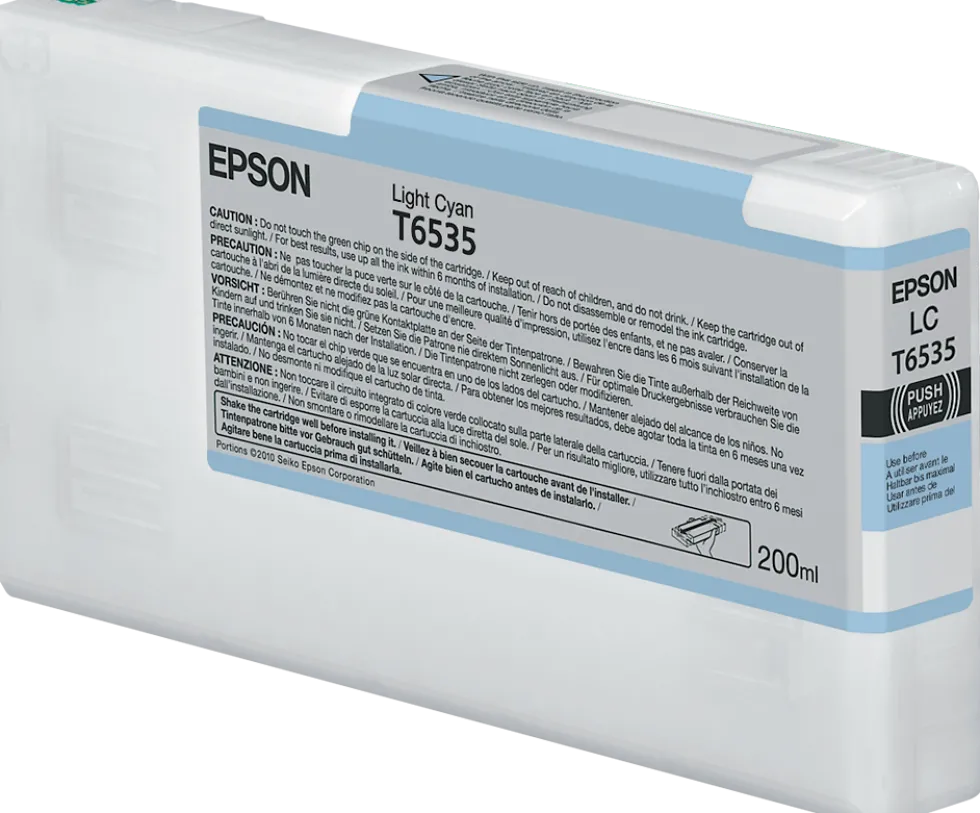 Bläckpatron EPSON C13T653500 ljuscyan