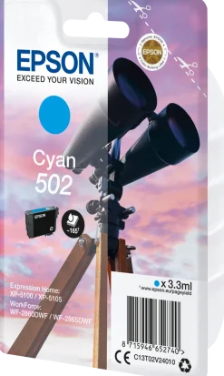Bläckpatron EPSON C13T02V24010 T502 C