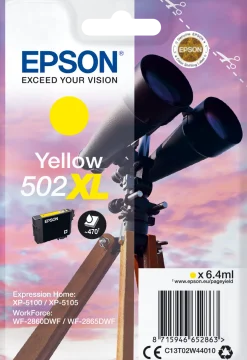 Bläckpatron EPSON C13T02W44010 T502XL Y