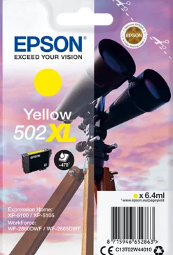 Bläckpatron EPSON C13T02W44010 T502XL Y