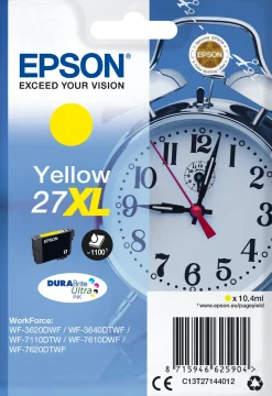 Bläckpatron EPSON C13T27144012 XL gul