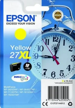 Bläckpatron EPSON C13T27144012 XL gul