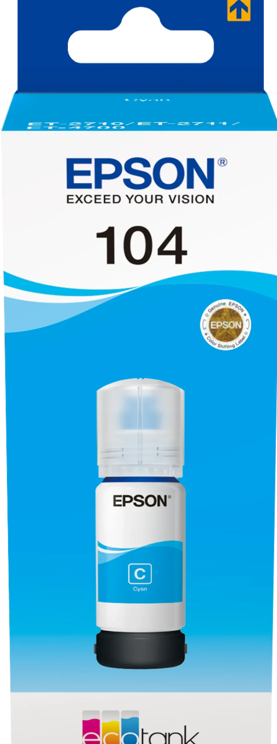 Bläckpatron EPSON T104 C13T00P240 cyan
