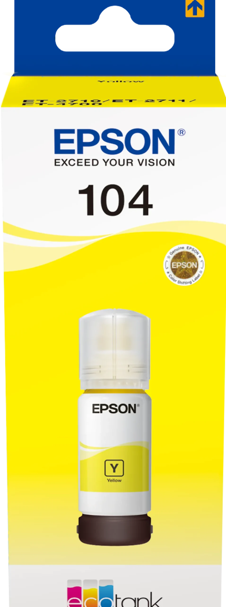 Bläckpatron EPSON T104 C13T00P440 gul