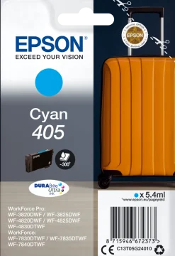 Bläckpatron EPSON T405 Cyan