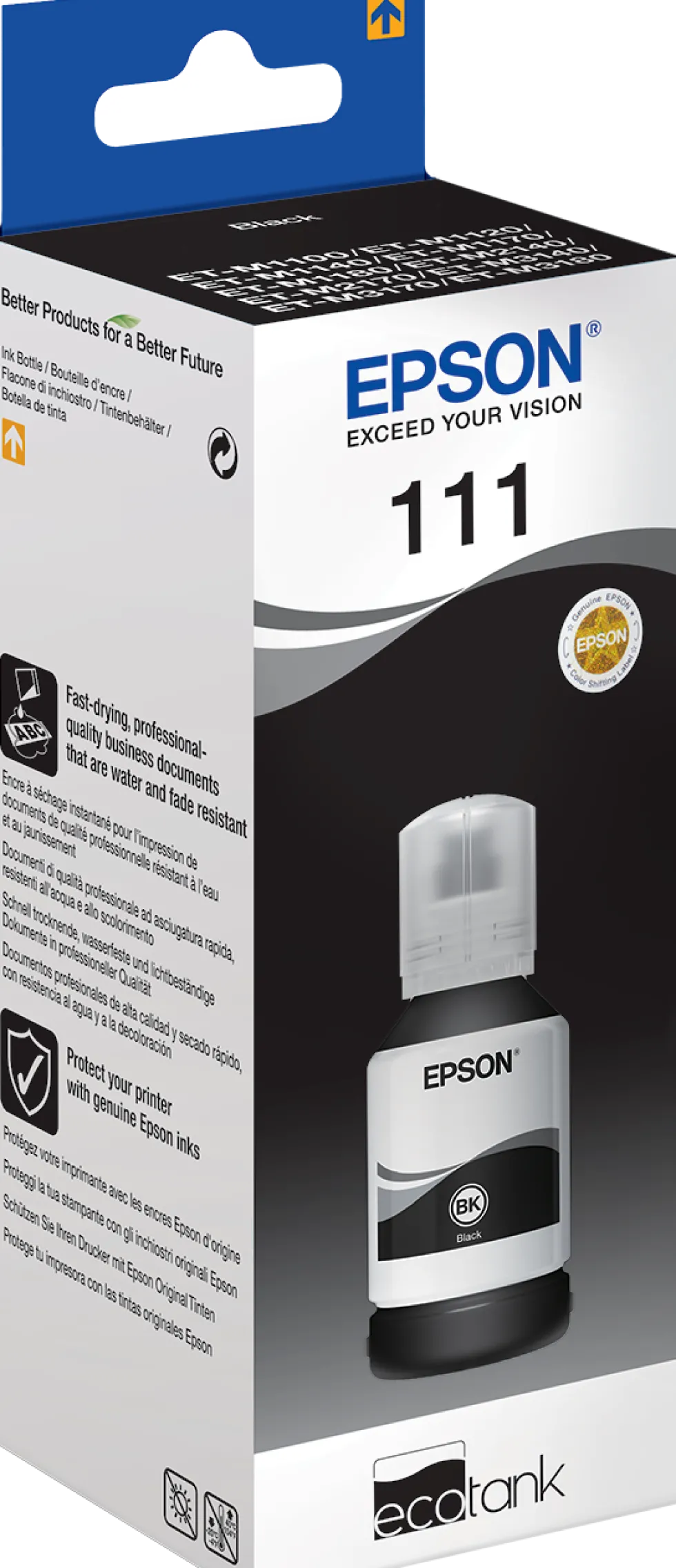 Bläckpatron EPSON T111 Ecotank svart
