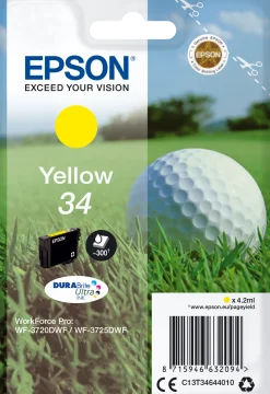 Bläckpatron EPSON T3464 Gul