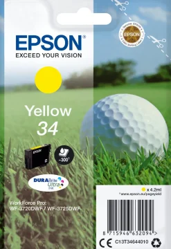 Bläckpatron EPSON T3464 Gul