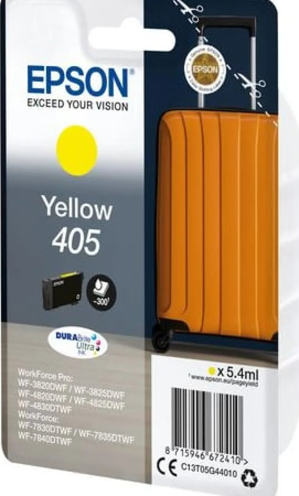 Bläckpatron EPSON T405 Gul