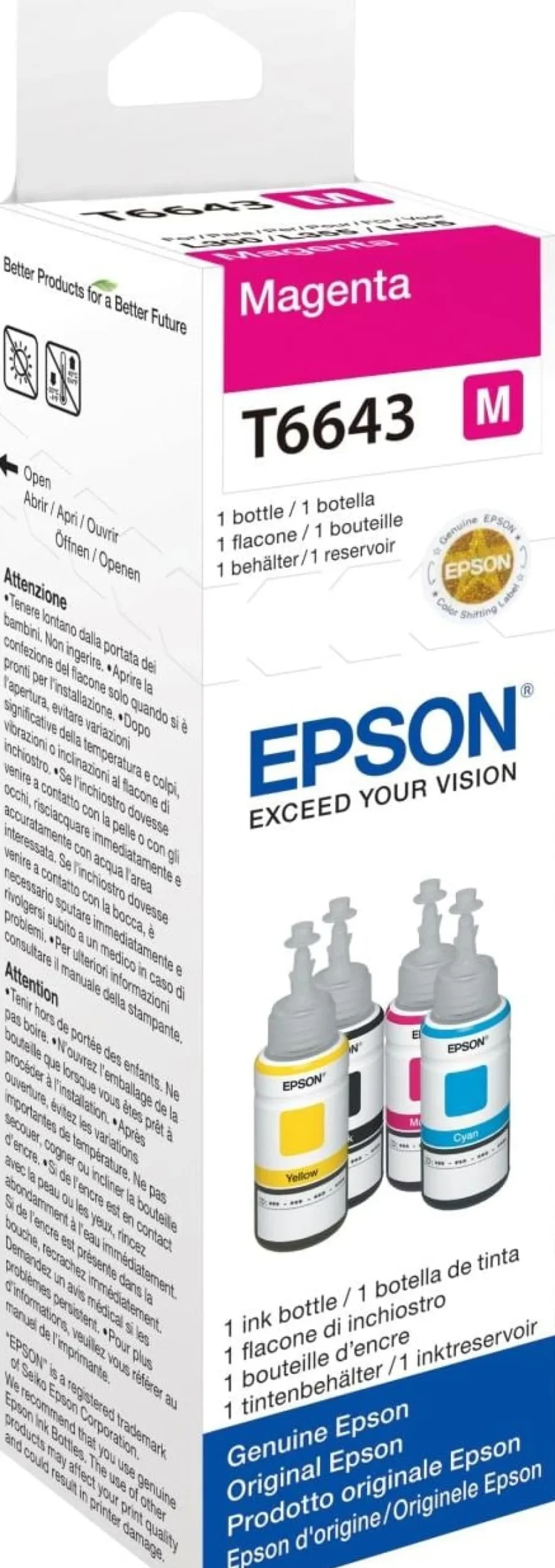 Bläckpatron EPSON T6643 magenta