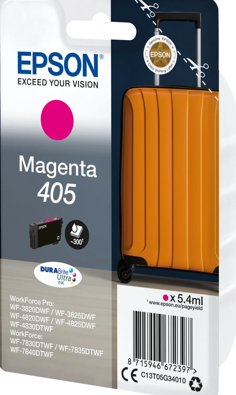Bläckpatron EPSON T405 Magenta