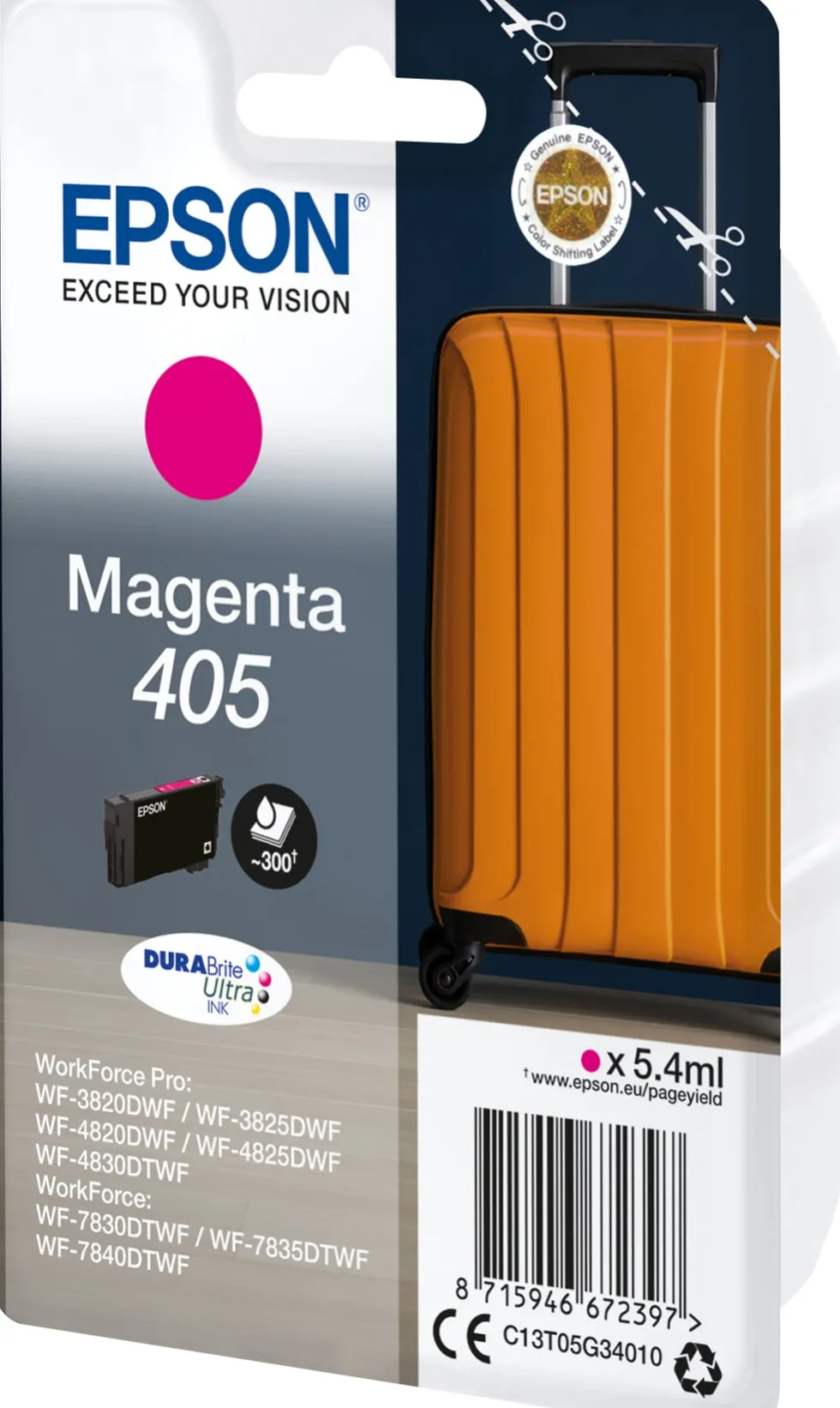 Bläckpatron EPSON T405 Magenta