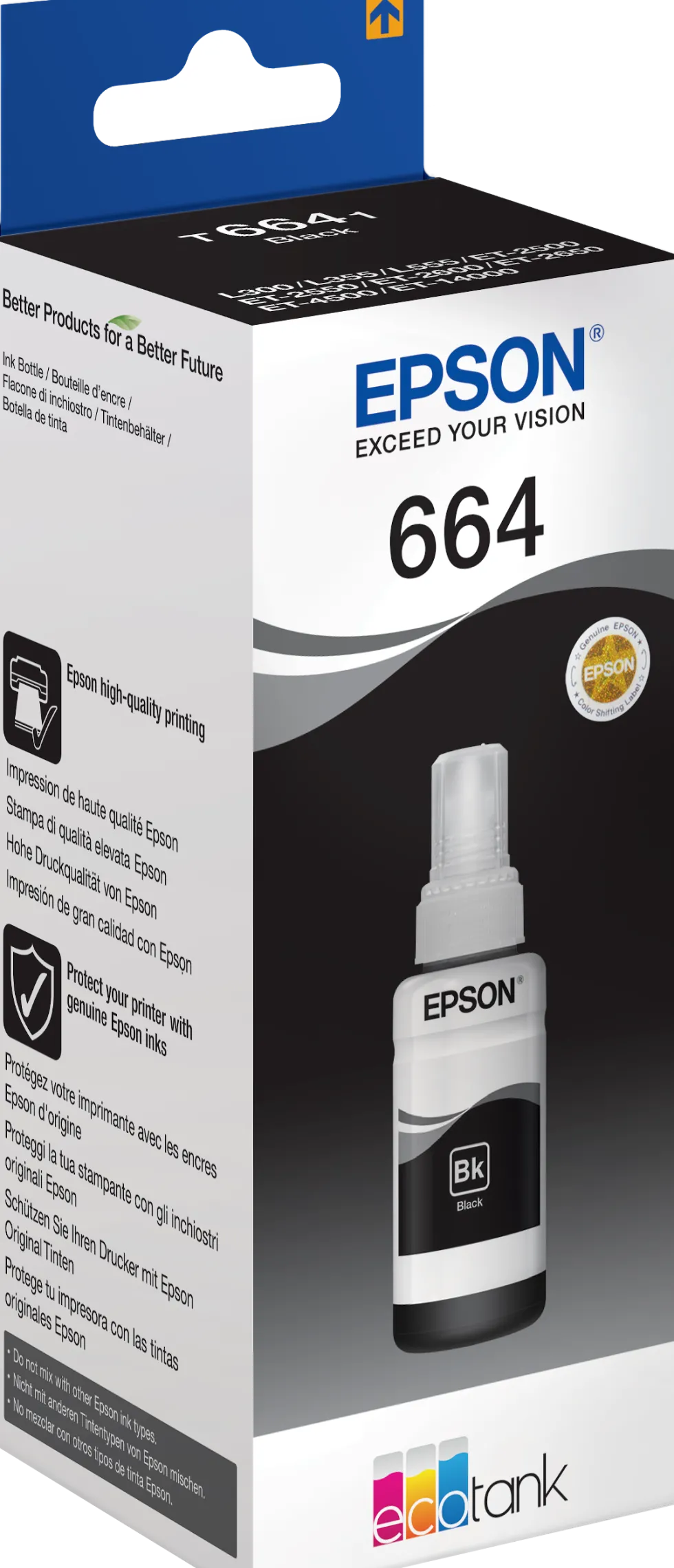 Bläckpatron EPSON T6641 svart