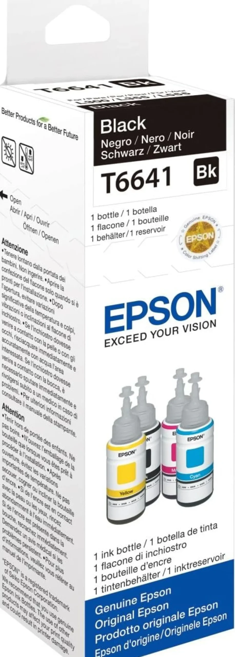 Bläckpatron EPSON T6641 svart