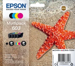 Bläckpatron EPSON T03U 603 4-färg 4/fp