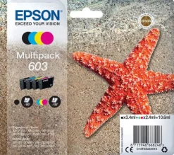 Bläckpatron EPSON T03U 603 4-färg 4/fp